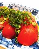 薬味を効かせて！和風トマトスライス