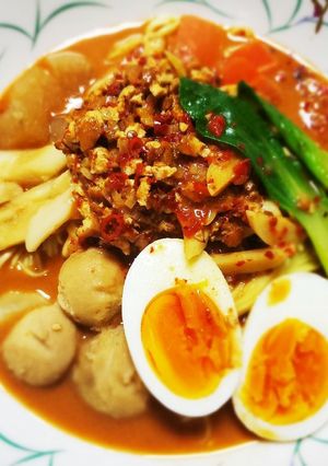 【リメイク】煮物で担々風ラーメン-レシピのメイン写真
