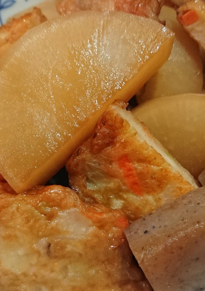 大根とさつま揚げの煮物-レシピのメイン写真