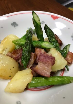 ★簡単★じゃがいもとアスパラのバター炒め-レシピのメイン写真