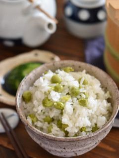 シンプルが美味しい♪豆ごはん-レシピのメイン写真