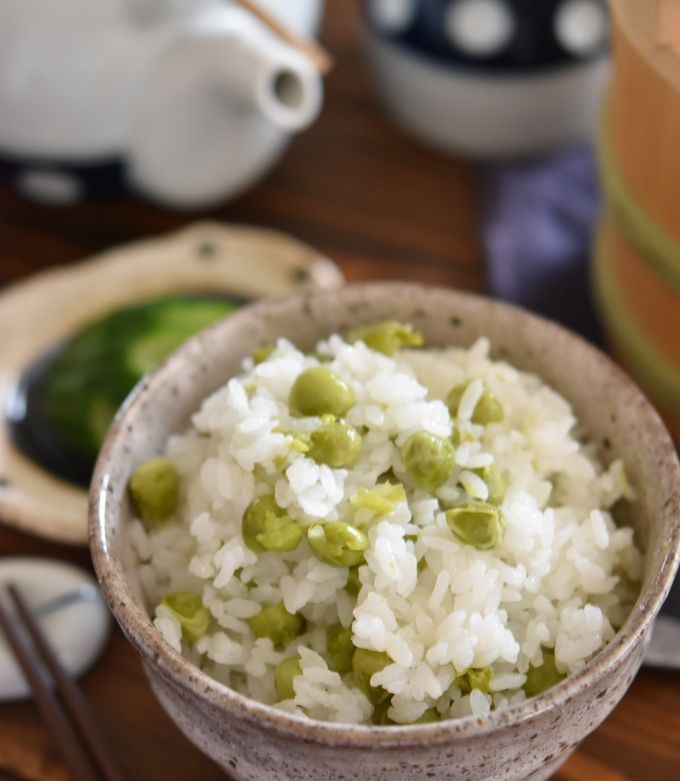 シンプルが美味しい♪豆ごはん by 鈴木美鈴 【クックパッド】 簡単