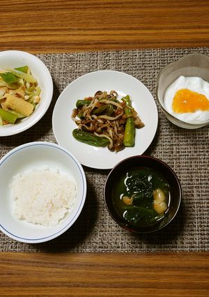 ヨウサマの減塩朝食基本的病院食の日10㊺-レシピのメイン写真