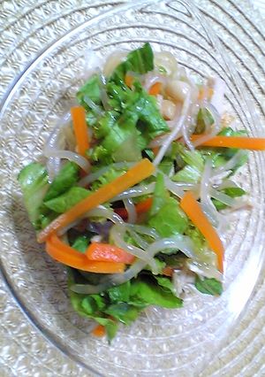 食物繊維たっぷりなしらたきサラダ-レシピのメイン写真