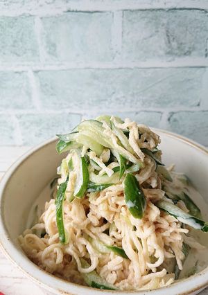 切干大根とキュウリのオイマヨサラダ-レシピのメイン写真