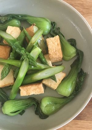 農園たやのミニ青梗菜の炒め物-レシピのメイン写真