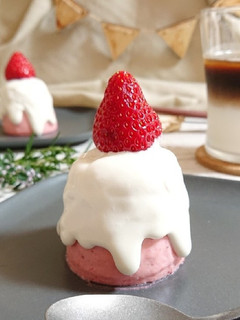 いちごババロア-レシピのメイン写真