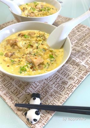ランチ◎牛乳大量消費ミルクカレーそうめん-レシピのメイン写真