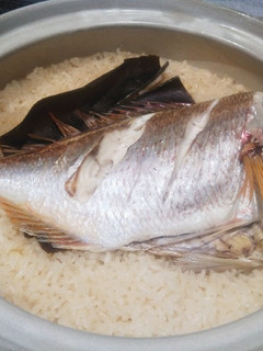 簡単☆鯛めし 土鍋 旬のハナ鯛 オコゲ-レシピのメイン写真
