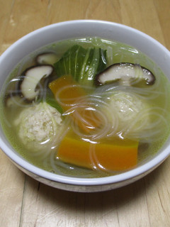 鶏団子春雨スープ☆-レシピのメイン写真