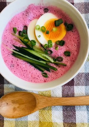 ビーツの冷たいスープ【リトアニア料理】-レシピのメイン写真