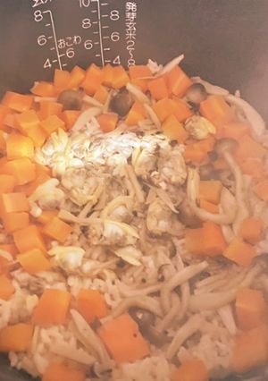 ボイルあさりで簡単炊き込みご飯♪-レシピのメイン写真