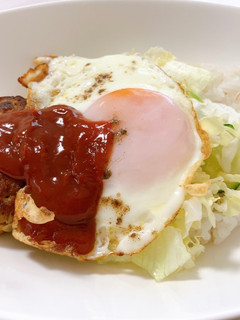 ダイエット ロコモコ丼-レシピのメイン写真