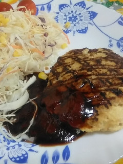鶏むねハンバーグ♪安い♪(牛乳不使用)-レシピのメイン写真