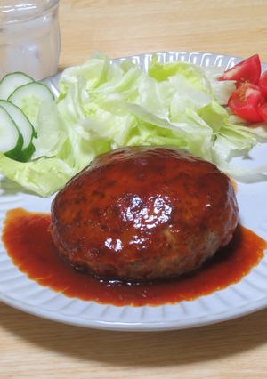 我が家のハンバーグ-レシピのメイン写真