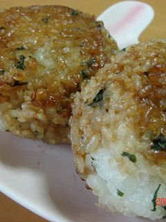 塩しそ入り焼きおにぎり♪-レシピのメイン写真