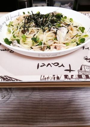冷食+ヘルシー食材☆時短たらこパスタ-レシピのメイン写真