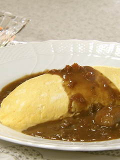 カフェの味伝授!卵ふわとろオムカレー-レシピのメイン写真