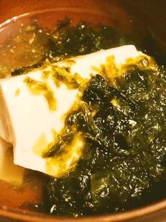 鹿児島県・長島のアオサのあんかけ豆腐-レシピのメイン写真