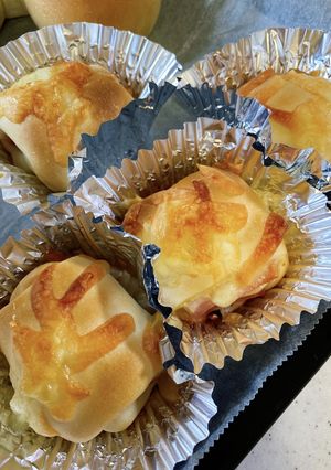 ミルクパンでハムチーズパン♡-レシピのメイン写真