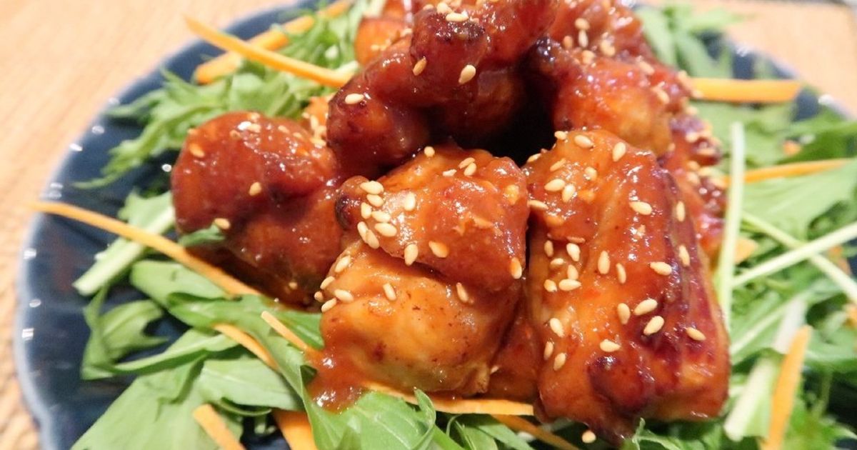 辛すぎずクセになる味♪ヤンニョムチキン☆ by kurumi55v