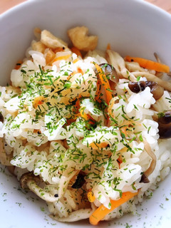 白だしで簡単!あみえび炊き込みご飯-レシピのメイン写真