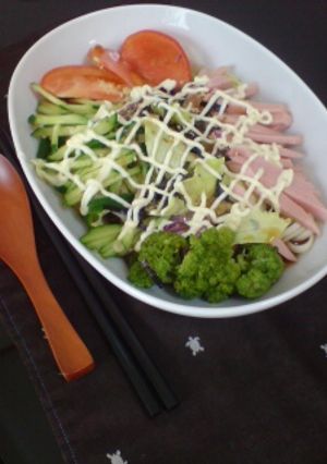 サラダうど〜ん☆-レシピのメイン写真