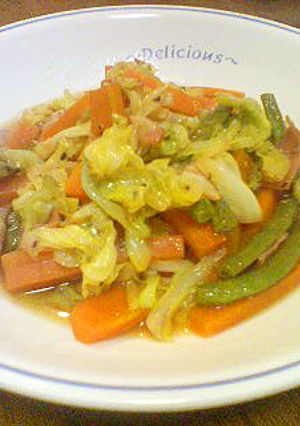 ビタミンたっぷり☆彩り野菜の蒸し煮-レシピのメイン写真