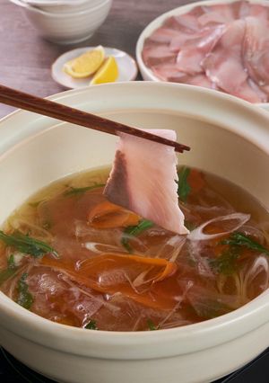 つけダレいらず！白だしブリしゃぶ鍋-レシピのメイン写真
