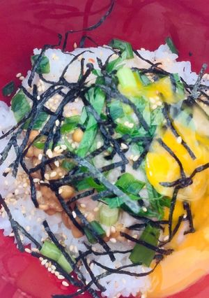 おうちにある薬味で簡単ネバネバ丼♡-レシピのメイン写真