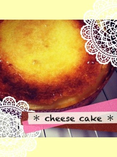 ♪混ぜて焼くだけ！簡単チーズケーキ-レシピのメイン写真