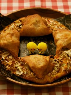 唐揚げ入りのリースピザ-レシピのメイン写真