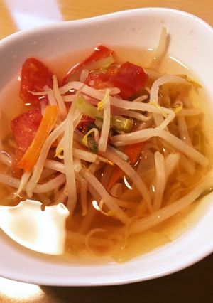 燃焼野菜スープ（カット野菜使用で簡単！）-レシピのメイン写真
