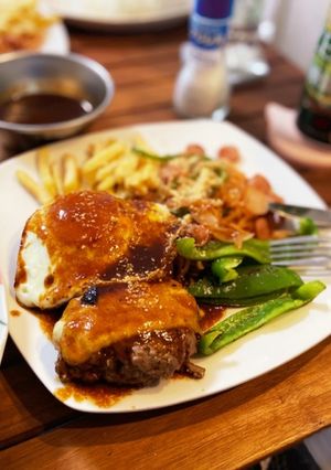 ハンバーグ-レシピのメイン写真