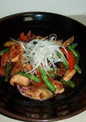 ナスとトマトのぴり辛★炒め-レシピのメイン写真