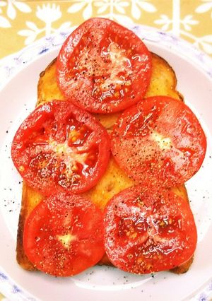 簡単！絶品トマトトースト♪-レシピのメイン写真
