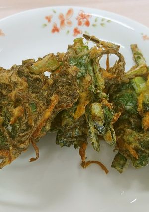 食改さんレシピ☆サバ缶でもずくの天ぷら-レシピのメイン写真