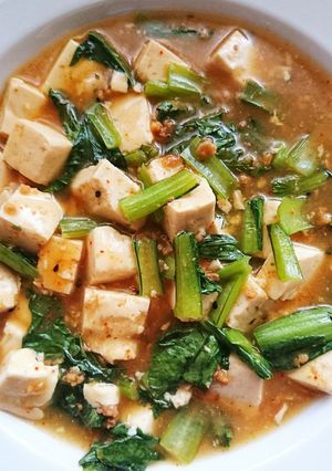 栄養満点!小松菜麻婆豆腐(^○^)-レシピのメイン写真