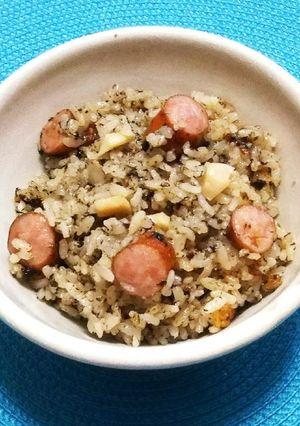 海苔とウィンナーの炊き込みご飯-レシピのメイン写真
