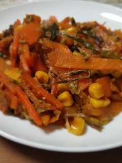 イタドリとマタタビの芽など油炒め-レシピのメイン写真