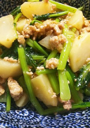 かぶと鶏挽肉のそぼろ煮-レシピのメイン写真