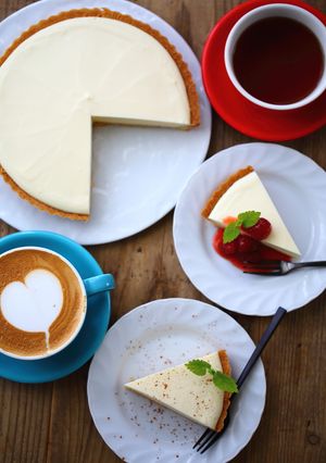 簡単♪♪クリーミーなレアチーズタルト-レシピのメイン写真
