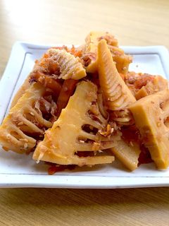 簡単!たけのことツナの炒め煮-レシピのメイン写真