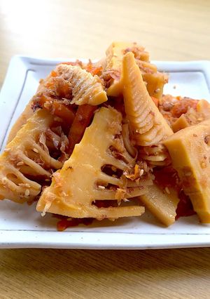 簡単！たけのことツナの炒め煮-レシピのメイン写真