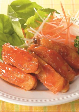 手羽中のハニーケチャップ焼き-レシピのメイン写真