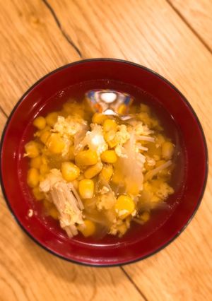 コーンと卵の中華スープ-レシピのメイン写真