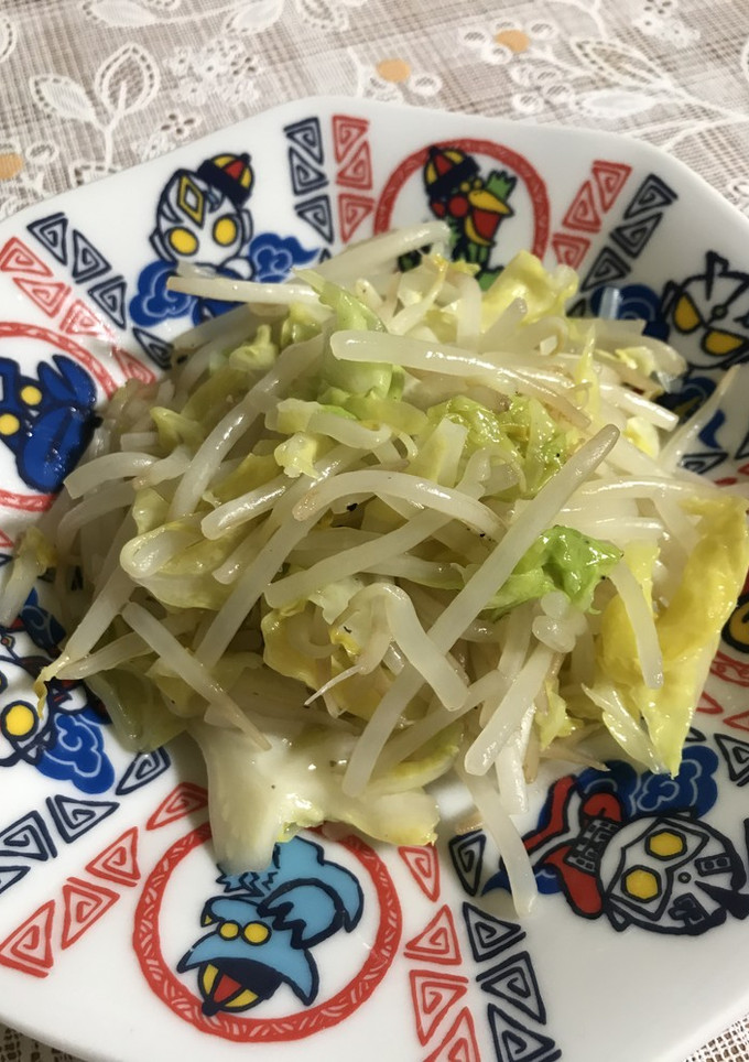 春キャベツともやしの簡単炒め-レシピのメイン写真