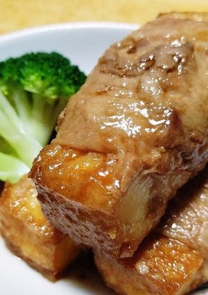 厚揚げの肉巻き❮すき焼きのタレ味❯-レシピのメイン写真