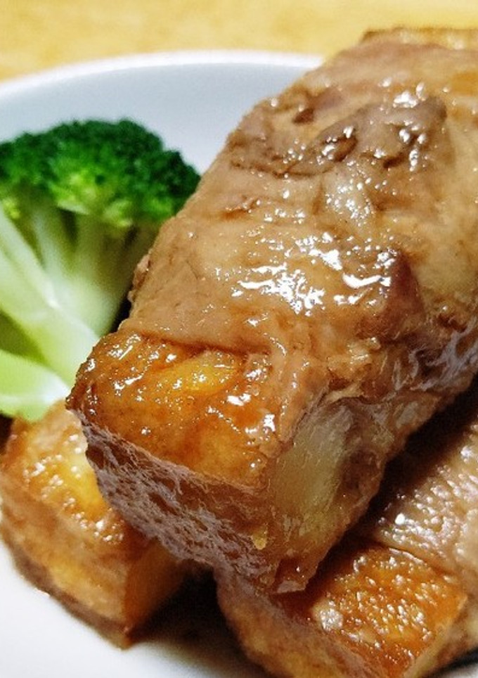 厚揚げの肉巻き❮すき焼きのタレ味❯-レシピのメイン写真