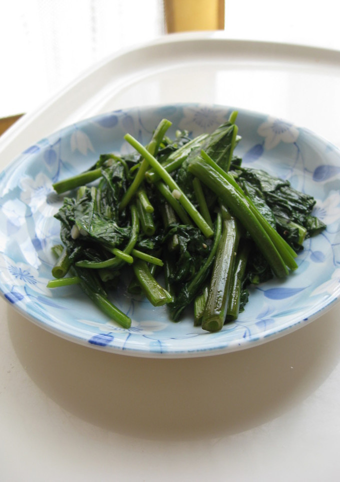 超簡単♪　空芯菜の中華風炒め物-レシピのメイン写真